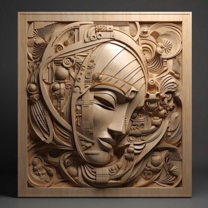 نموذج ثلاثي الأبعاد لآلة CNC 3D Art 